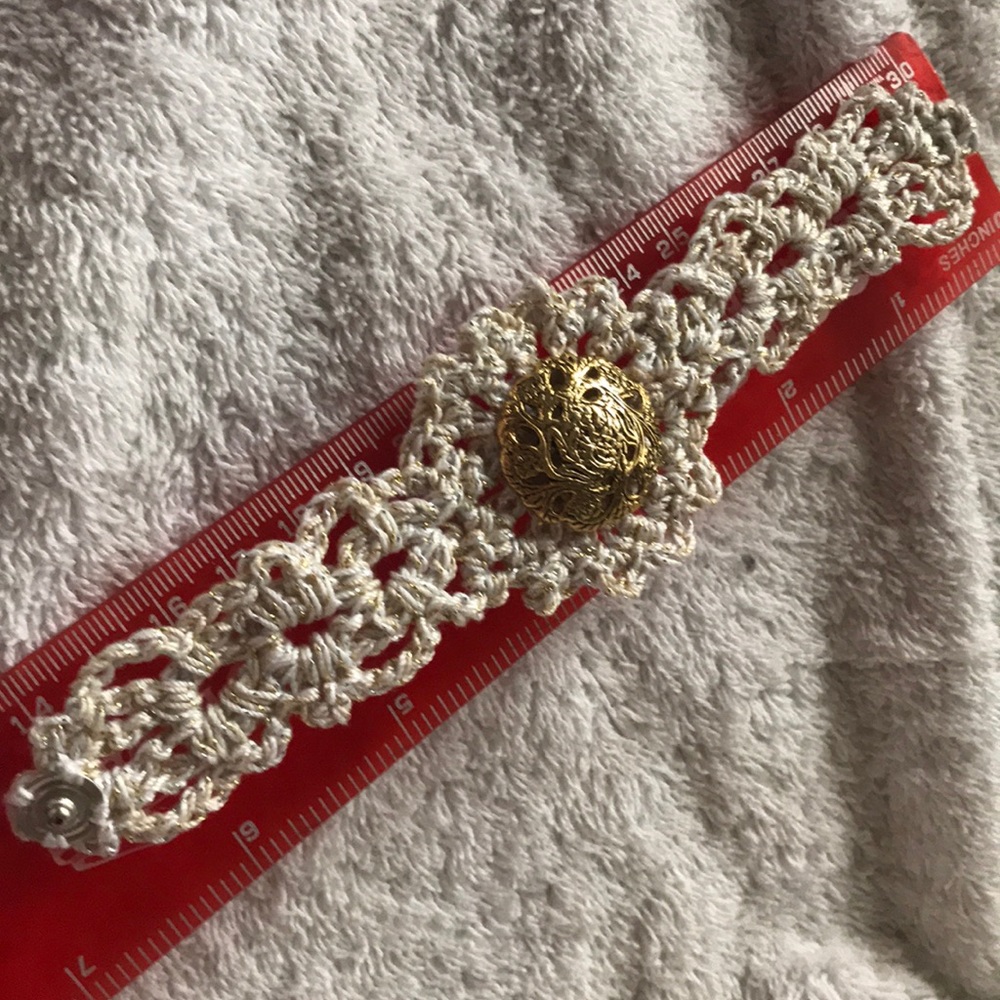 Crocheted Cuff Bracelets - Picture 4 of 4